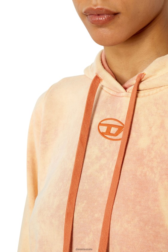 Diesel f-reggy-hood-g2 Apparel Orange Women 2XT44N895