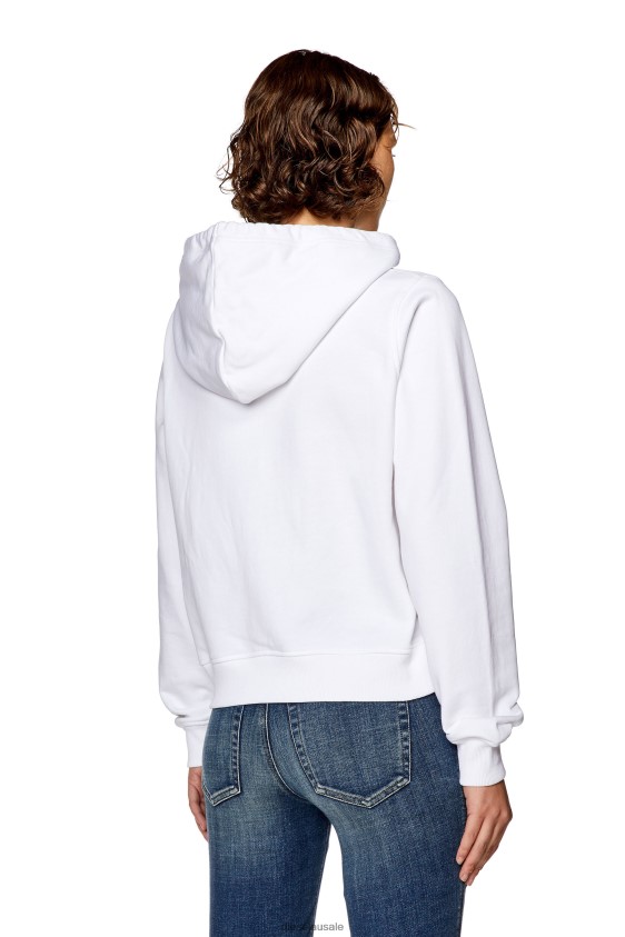 Diesel f-reggy-hood-l6 Apparel White Women 2XT44N891