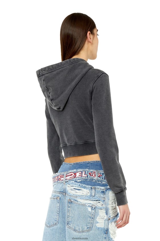 Diesel f-slimmy-hood-g1 Apparel Black Women 2XT44N897