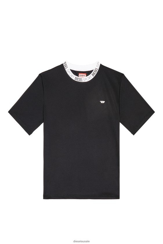Diesel awtee-piper-ht38 Apparel Black Women 2XT44N953
