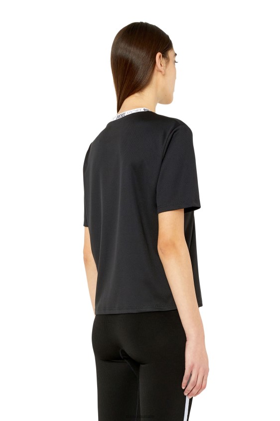 Diesel awtee-piper-ht38 Apparel Black Women 2XT44N953