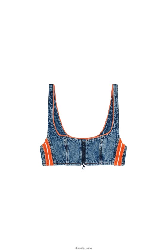 Diesel de-gelsy Apparel Medium blue Women 2XT44N954