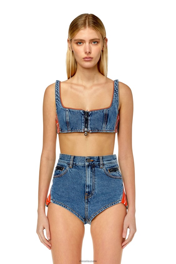 Diesel de-gelsy Apparel Medium blue Women 2XT44N954