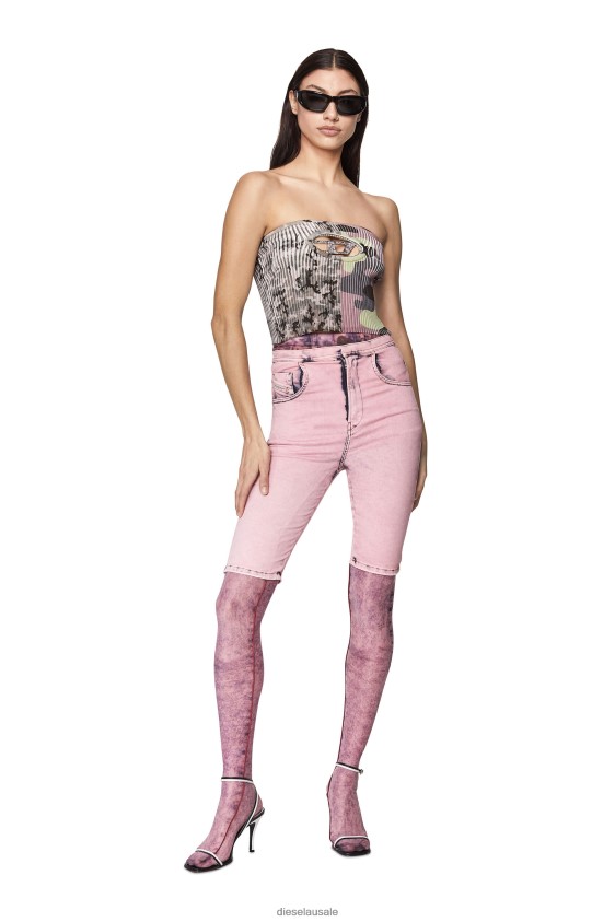 Diesel m-lakewood Apparel Green/Grey Women 2XT44N914