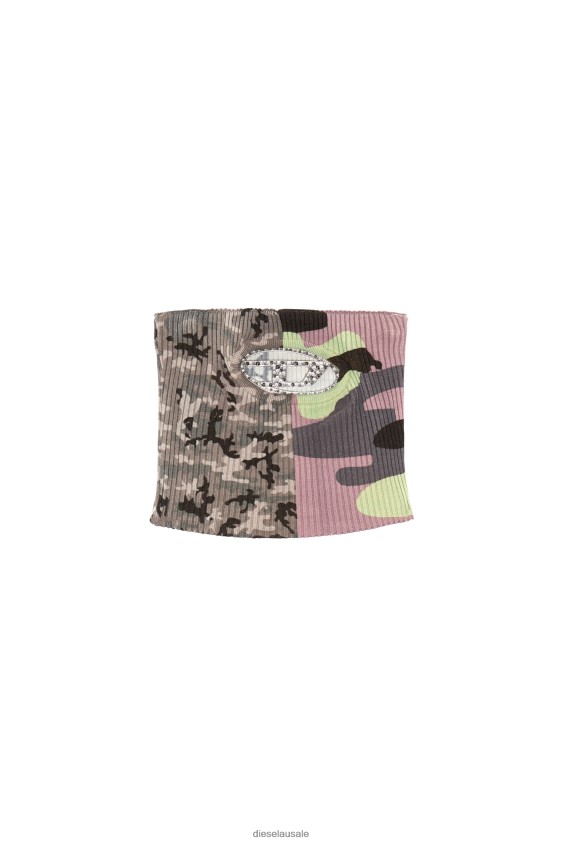 Diesel m-lakewood Apparel Green/Grey Women 2XT44N914