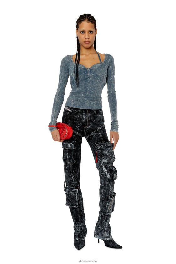 Diesel t-analie Apparel Blue Women 2XT44N943