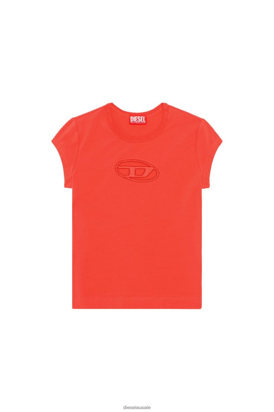 Diesel t-angie Apparel Red Women 2XT44N909