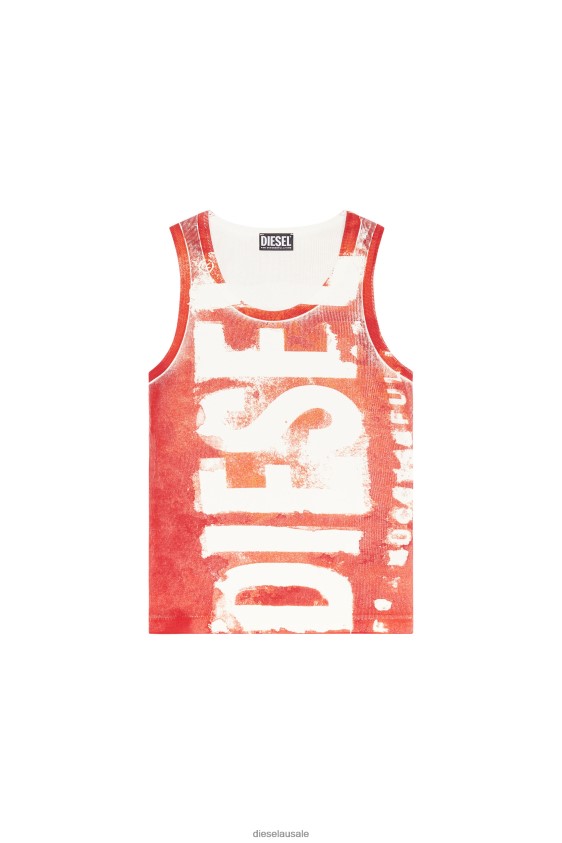 Diesel t-anky-g1 Apparel Red Women 2XT44N932