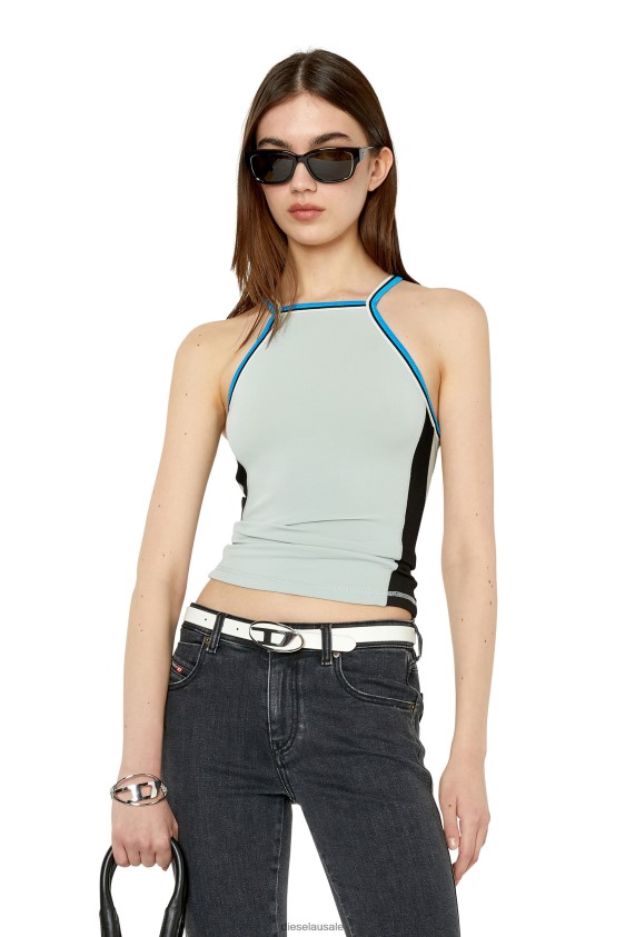Diesel t-ayuki Apparel Light Grey Women 2XT44N935