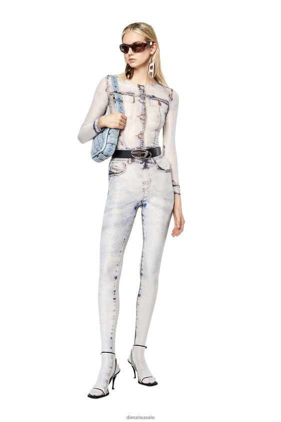 Diesel t-clau-d2 Apparel White Women 2XT44N913