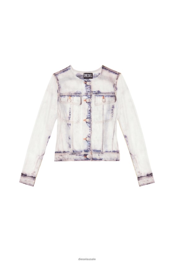 Diesel t-clau-d2 Apparel White Women 2XT44N913