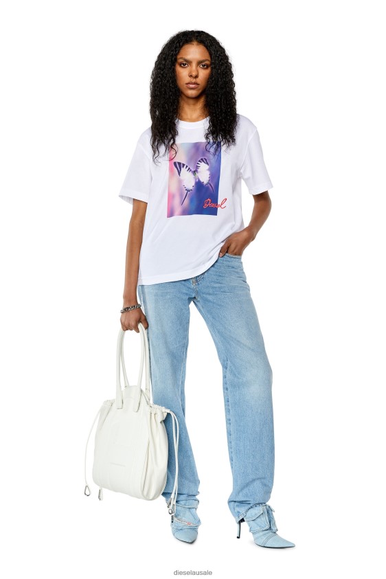 Diesel t-danny-l1 Apparel White Women 2XT44N931