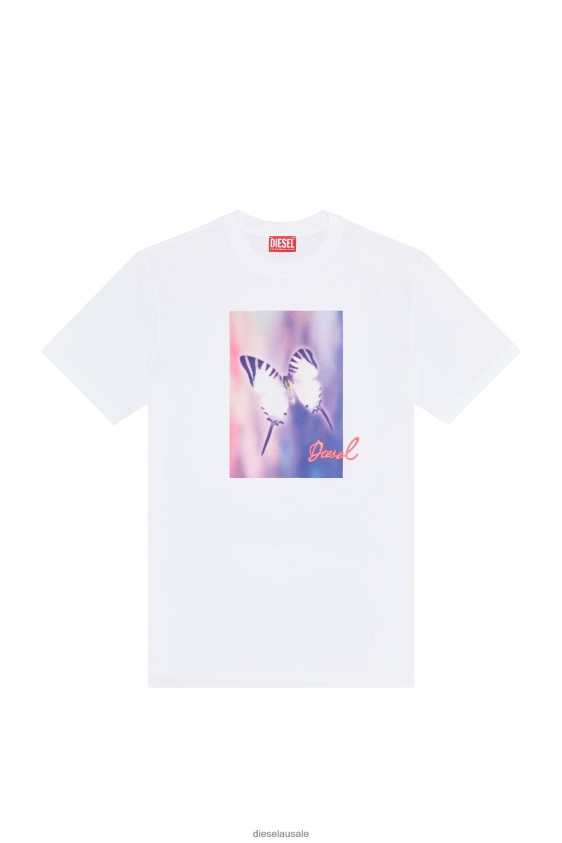 Diesel t-danny-l1 Apparel White Women 2XT44N931