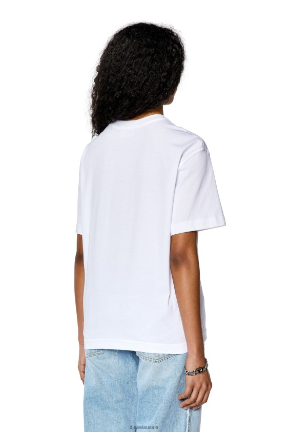 Diesel t-danny-l1 Apparel White Women 2XT44N931
