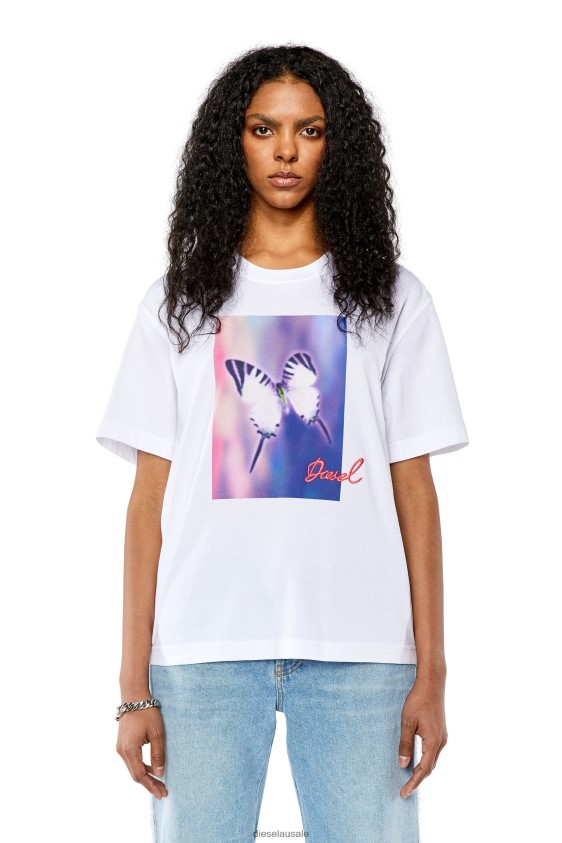 Diesel t-danny-l1 Apparel White Women 2XT44N931