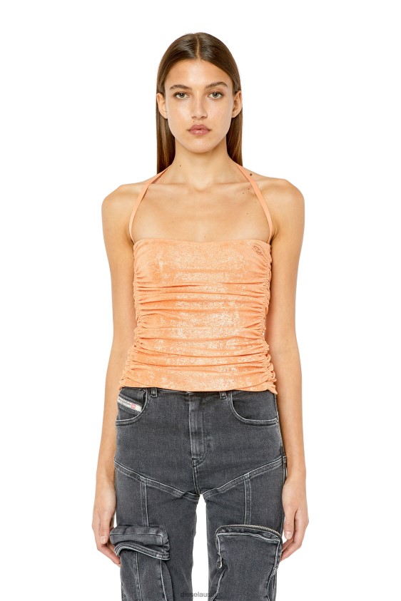 Diesel t-dru Apparel Orange Women 2XT44N952