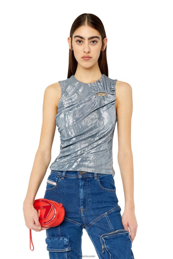 Diesel t-fruit Apparel Grey Women 2XT44N938