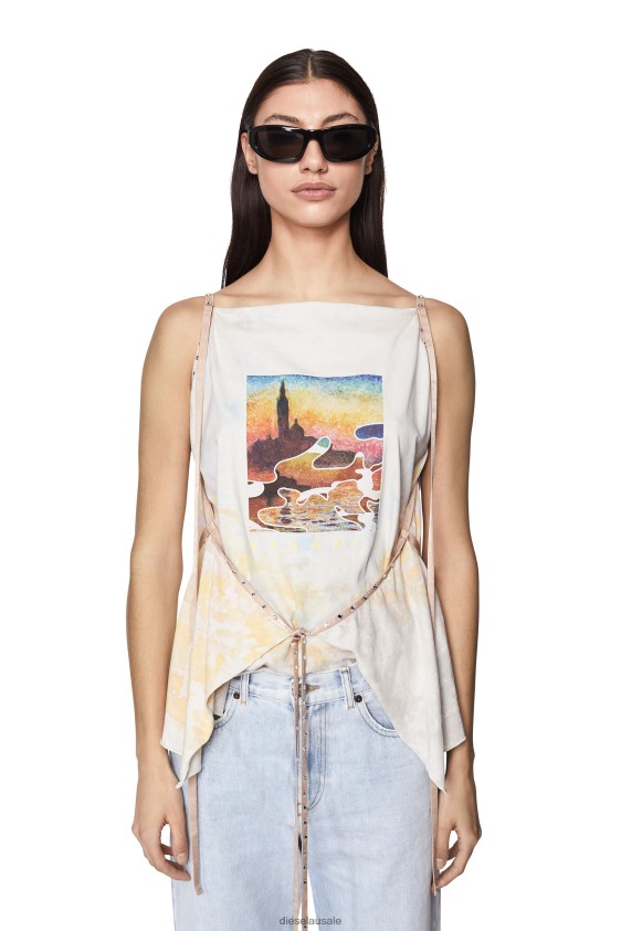 Diesel t-holly-d1 Apparel White Women 2XT44N915