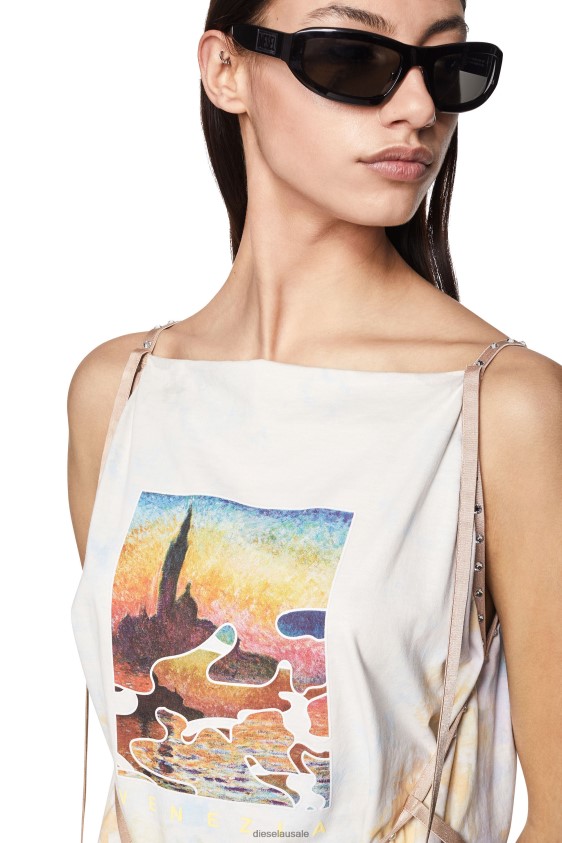Diesel t-holly-d1 Apparel White Women 2XT44N915