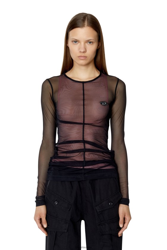 Diesel t-jurly Apparel Black Women 2XT44N961