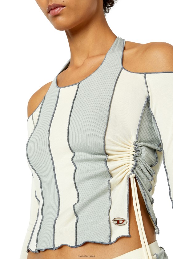 Diesel t-lins Apparel Blue/White Women 2XT44N949