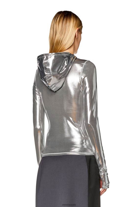 Diesel t-metal-l1 Apparel Silver Women 2XT44N930