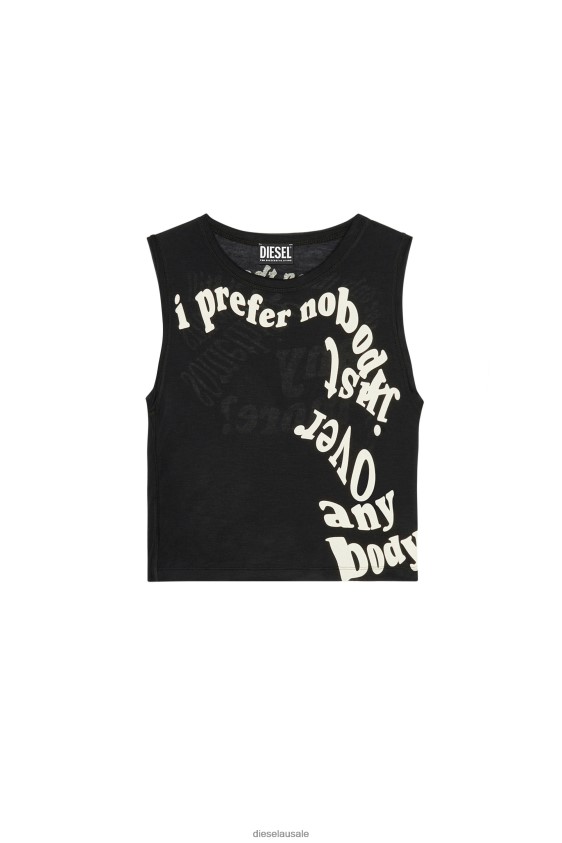 Diesel t-ody Apparel Black Women 2XT44N947