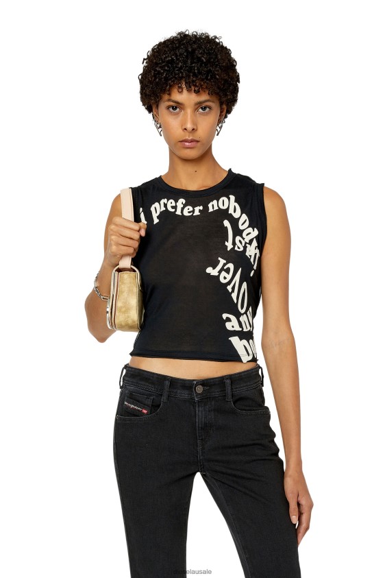 Diesel t-ody Apparel Black Women 2XT44N947