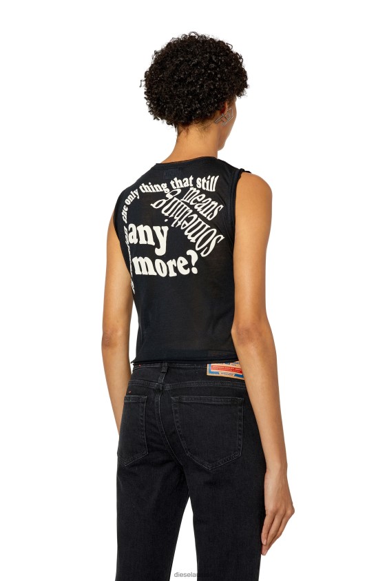 Diesel t-ody Apparel Black Women 2XT44N947