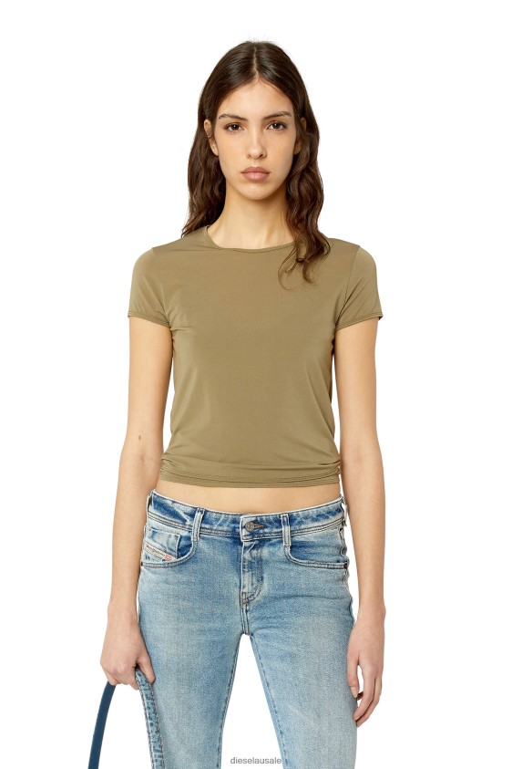 Diesel t-olap Apparel Light Brown Women 2XT44N939
