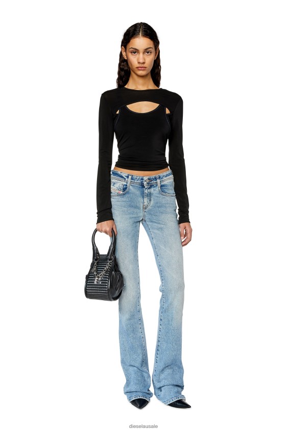 Diesel t-olay Apparel Black Women 2XT44N946