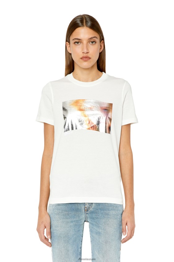 Diesel t-reg-g3 Apparel White Women 2XT44N956