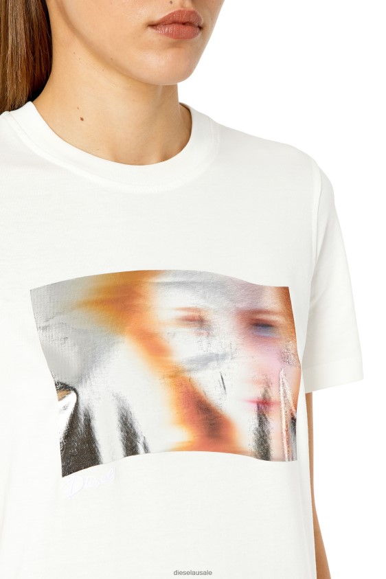 Diesel t-reg-g3 Apparel White Women 2XT44N956