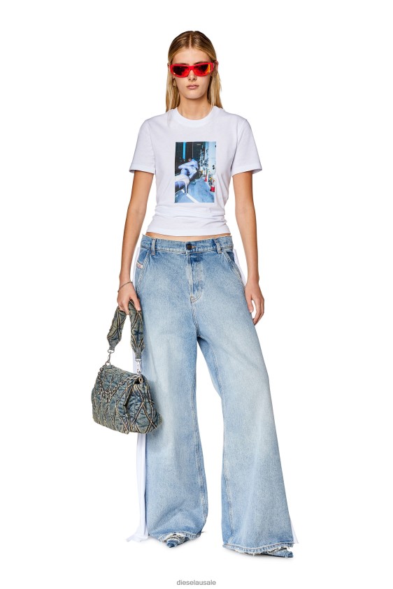Diesel t-reg-l2 Apparel White Women 2XT44N926