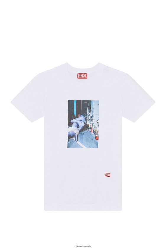 Diesel t-reg-l2 Apparel White Women 2XT44N926