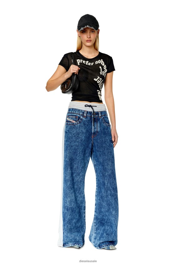 Diesel t-uncutie-raw Apparel Black Women 2XT44N945