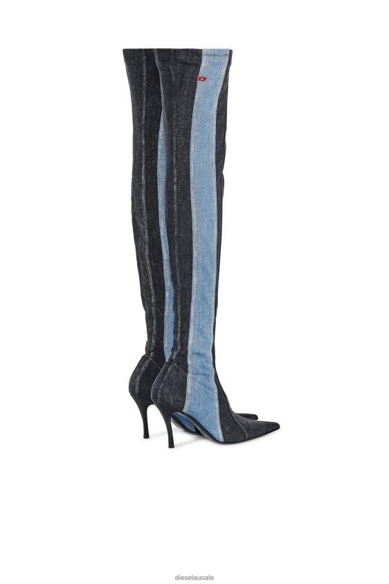Diesel d-venus tbts Footwear Blue/Black Women 2XT44N1098
