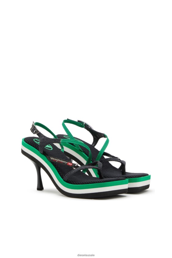 Diesel d-haway sdl Footwear Black/Green Women 2XT44N1108