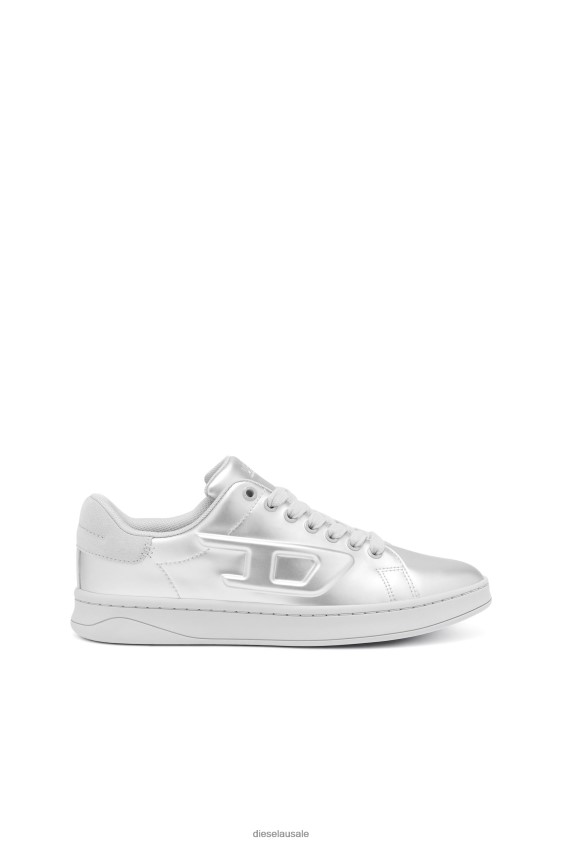 Diesel s-athene low w Footwear Silver Women 2XT44N1094