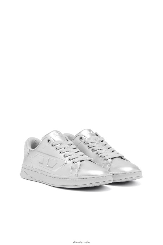 Diesel s-athene low w Footwear Silver Women 2XT44N1094
