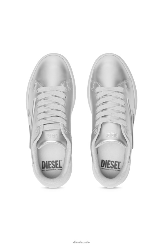 Diesel s-athene low w Footwear Silver Women 2XT44N1094