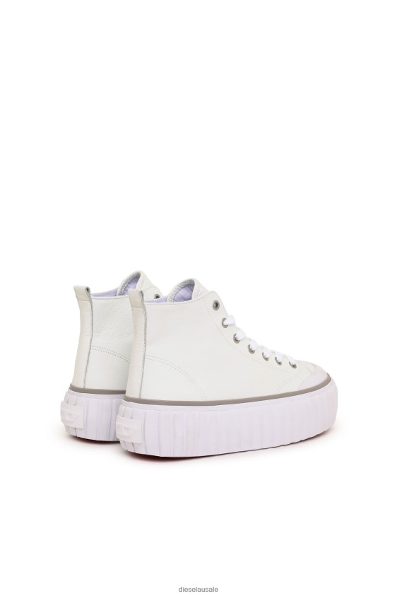 Diesel s-hanami mid w Footwear White Women 2XT44N1083